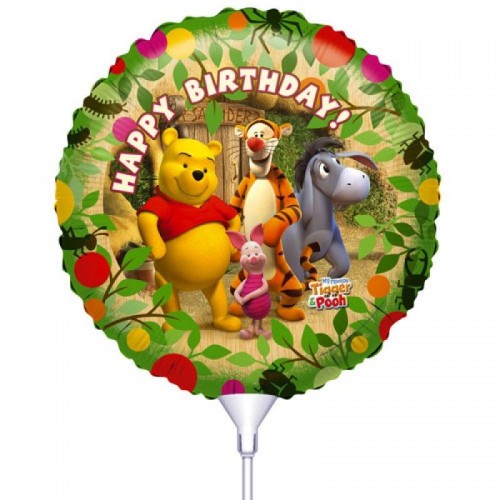 Folie ballon : Happy Birthday - Winnie de Pooh