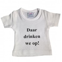 Flessen T-shirt: Daar drinken we op!