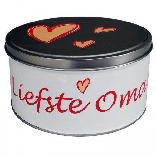 Koektrommel voor ' Liefste Oma '