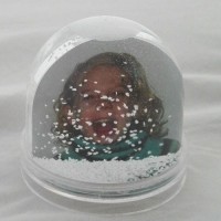 Schudbol met Sneeuw, Glitter, Sterren of Hartjes (eigen ontwerp)