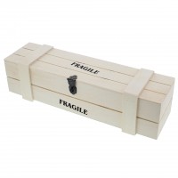 Fragile' Houten Kist (1 fles)