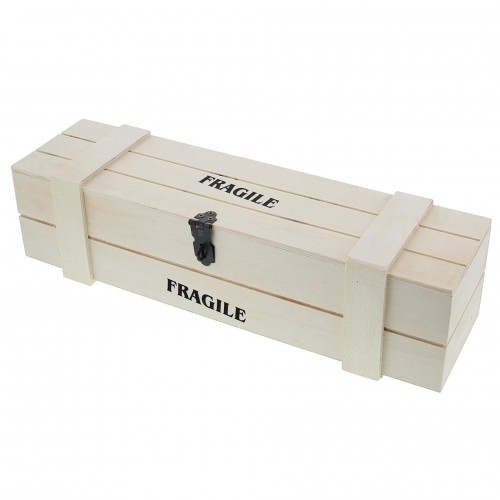 Fragile' Houten Kist (1 fles)