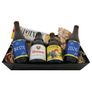 Nieuwjaar Bierpakket : Beste Wensen Voor 2026 - Zwarte Schaal