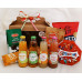 Kerstpakket : 'Merry X-mas To You' LOOZA Sapjes met Snacks