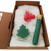 Kerstpakket : Badproducten in Doosje met Kerstboom Venster