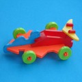 3D raceauto puzzel