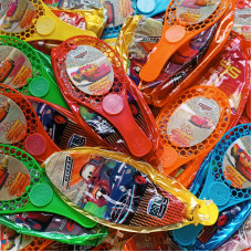 Cars Tapball racket met opblaasbare bal (10 stuks) STOCKVERKOOP 