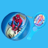 Spiderman Tapball racket met opblaasbare bal - Marvel (10 stuks) STOCKVERKOOP