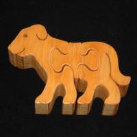 Houten Puzzel: HOND