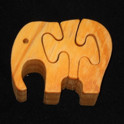 Houten Puzzel : OLIFANT