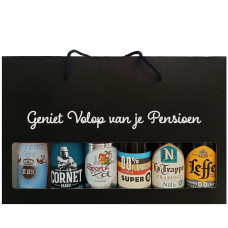 Bierpakket Alcoholvrij : Geniet Volop Van Je Pensioen (6 flesjes) - Geschenkdoos