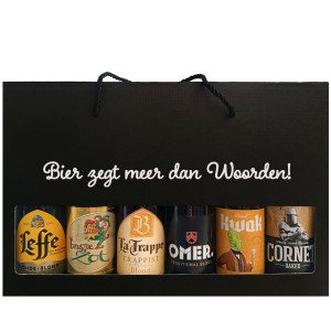 Bierpakket Blond Bier: Bier zegt meer dan Woorden!  - Geschenkdoos