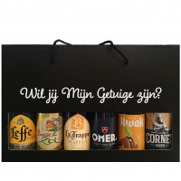 Bierpakket Blond Bier: Wil jij Mijn Getuige zijn? (6 flesjes) -  Geschenkdoos