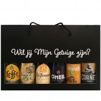 Bierpakket Blond bier: Wil jij Mijn Getuige zijn? (6 flesjes) -  Geschenkdoos