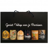 Bierpakket blond bier : Geniet Volop Van Je Pensioen (6 flesjes) -  Geschenkdoos