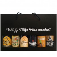 Bierpakket Blond Bier: Wil jij Mijn Peter worden? (6 flesjes) -  Geschenkdoos