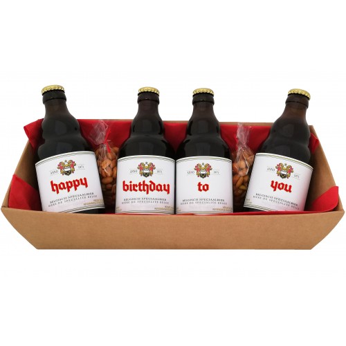 Duvel bierpakket : Happy Birthday To You (4 flesjes)