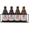 Duvel Bierpakket : Beste Wensen voor 2024 (4 flesjes) - Rekje
