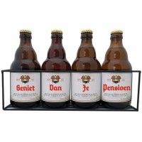 Duvel Bierpakket : Geniet Van Je Pensioen (4 flesjes) - Rekje