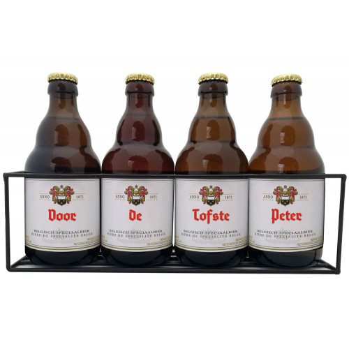 Duvel bierpakket : Voor de Tofste Peter (4 flesjes) - Rekje