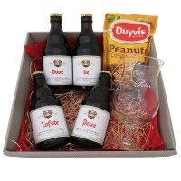 Duvel Bierpakket met Glas Voor de Tofste Peter! (4 flesjes)