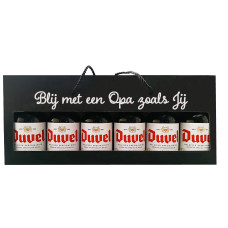 Bierpakket Duvel: Blij met een Opa zoals Jij (6 flesjes) -  Geschenkdoos