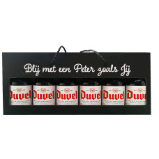 Bierpakket Duvel: Blij met een Peter zoals Jij (6 flesjes) -  Geschenkdoos