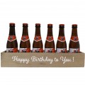 Jupiler bierpakket : Happy Birthday to you! (6 flesjes) - Houten Kratje