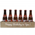 Jupiler Bierpakket : Happy Birthday to you! (6 flesjes) - Houten Kratje