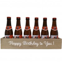 Jupiler Bierpakket : Happy Birthday to You! (6 flesjes) - Houten Kratje