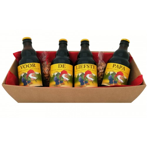 La Chouffe Bierpakket : Voor de liefste Papa (4 flesjes)