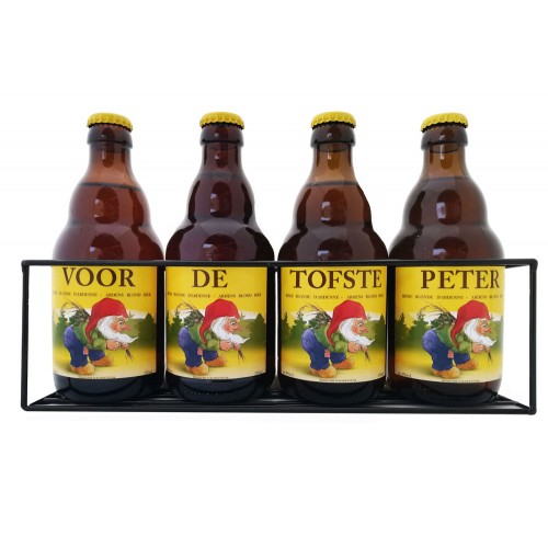 La Chouffe bierpakket : Voor de Tofste Peter (4 flesjes) - Rekje
