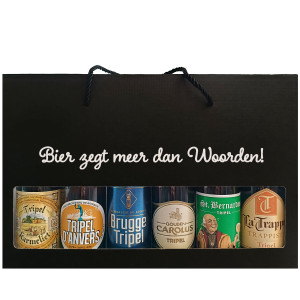 Bierpakket Tripel Bier: Bier zegt meer dan Woorden!  - Geschenkdoos