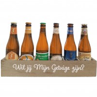 Bierpakket Tripel Bier: Wil jij Mijn Getuige zijn? (6 flesjes) -  Kratje