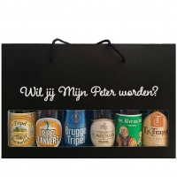 Bierpakket Tripel Bier: Wil jij Mijn Peter worden? (6 flesjes) -  Geschenkdoos