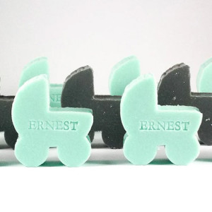 Wiegje - Bedrukbare Figuren Zeep met Naam