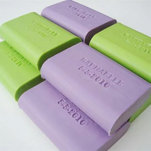 Blok met afgeronde hoeken - Bedrukbare Zeep met Naam