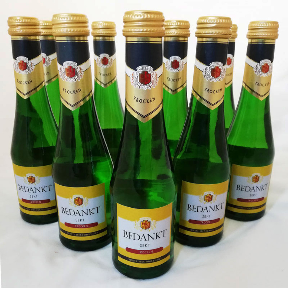 Bedankje - Flesje Schuimwijn (0,2l)