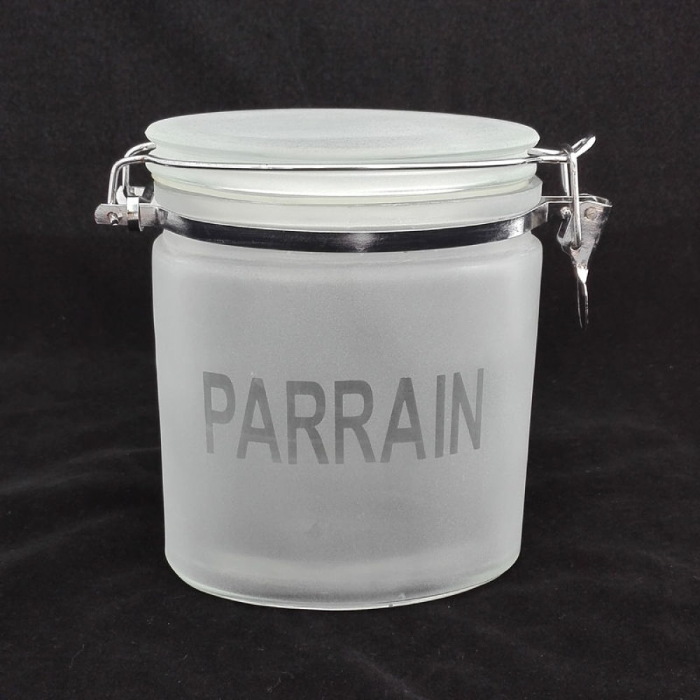 Matglazen Snoeppot 'PARRAIN'