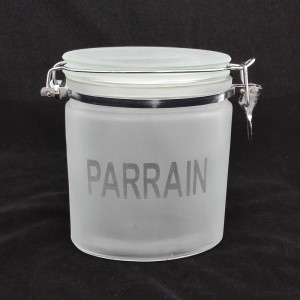 Matglazen Snoeppot 'PARRAIN'