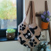 Handmade Tote Bag - Haken (Kattenmotief)
