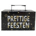 Kerstslee met 'Prettige Feesten' Koffertje