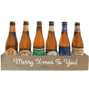 Bierpakket Tripel Bier: Merry X-mas To You! - Kratje
