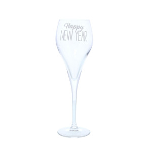 Champagneglas 'Happy NEW YEAR'