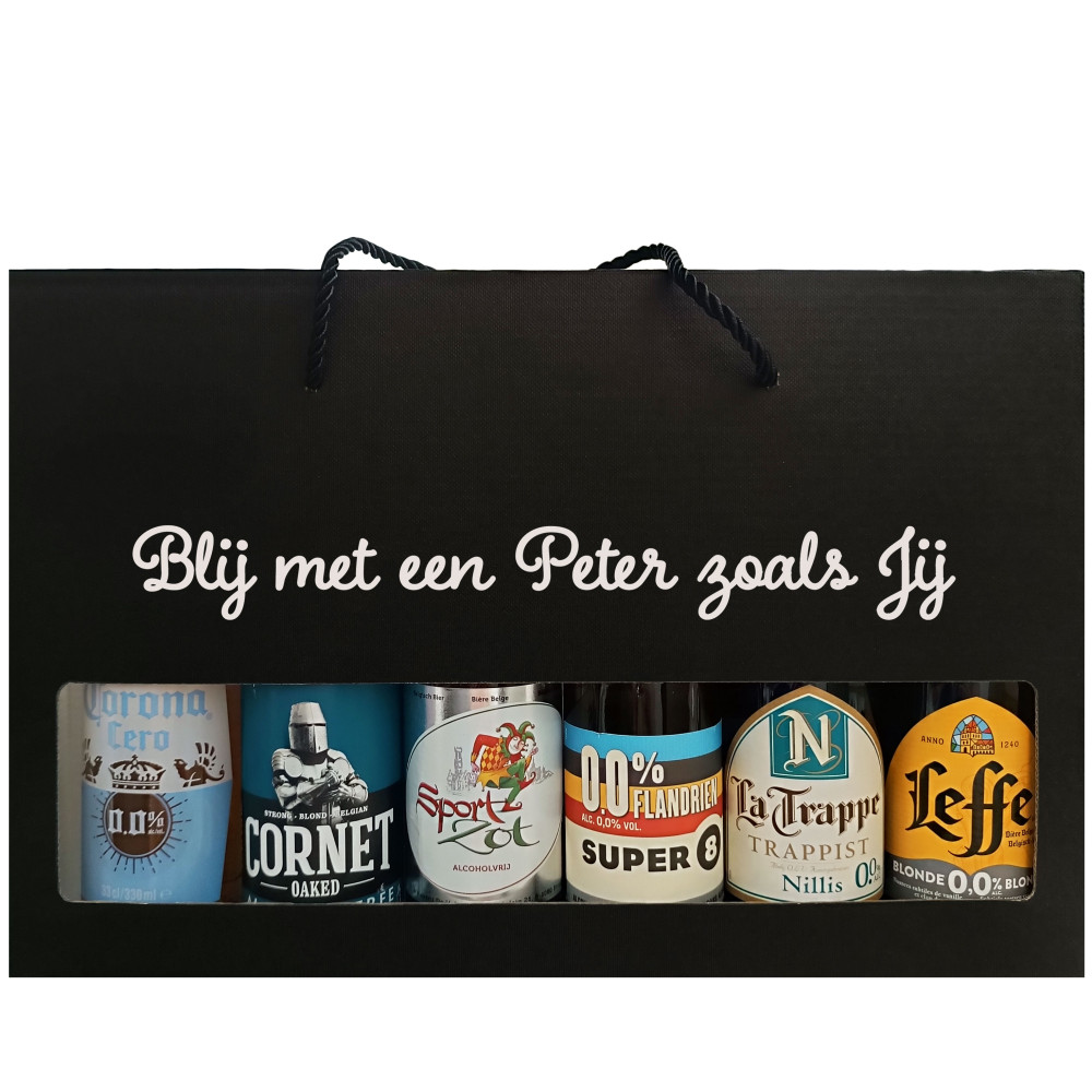 Bierpakket Alcoholvrij: Blij met een Peter zoals Jij