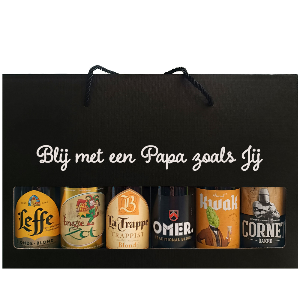 Bierpakket Blond Bier: Blij met een Papa zoals Jij - Geschenkdoos