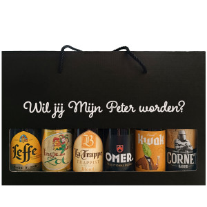 Bierpakket Blond Bier: Wil jij Mijn Peter worden? - Geschenkdoos