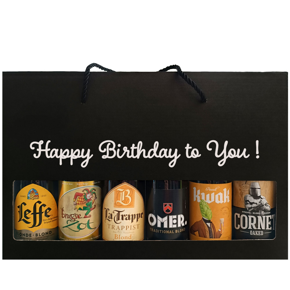 Bierpakket Blond Bier: Happy Birthday to You! - Geschenkdoos