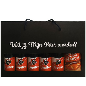 Jupiler Bierpakket : Wil jij Mijn Peter worden? - Geschenkdoos