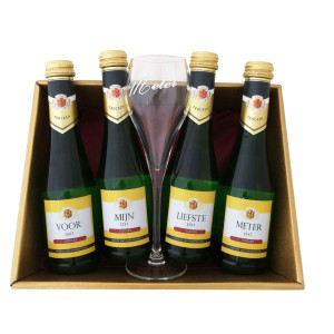 Schuimwijn : Voor mijn Liefste Meter met glas